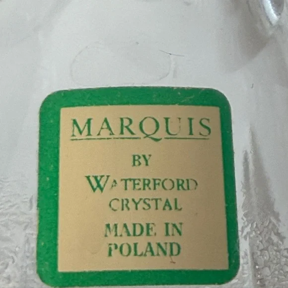 Waterford Crystal Marquis Decanter with Stopper Made in Poland - Picture 2 of 4